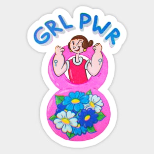 Girl power Sticker